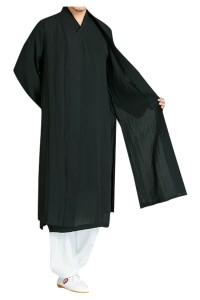 Chinese Style Men's clothes, civilian clothes, linen Han clothes, men's ancient clothes, Zen clothes, robes, Taoist robes, Chinese style long shirts, Kung Fu shirts, drama clothes SKF002 detail view-7